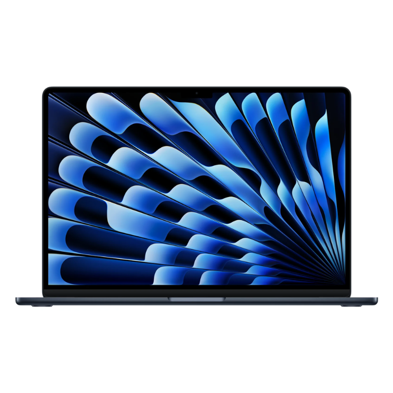 MacBook Air em um setup de trabalho
